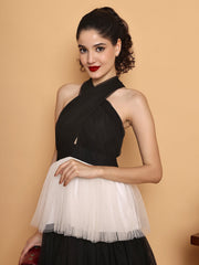 Black & White Tulle dress