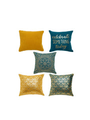 Set of 5 Rajgharana 40x40 CM Cushion Cover