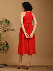 Rosy Red Dress