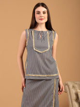 Fusion Striper Long Skirt-Top