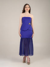 Dazzling blue Skirt Set