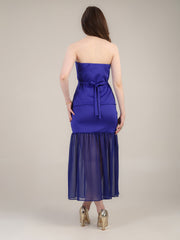 Dazzling blue Skirt Set