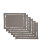 Set of 6 Dandelion Embroidered Placemats