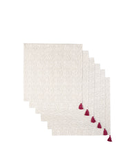 Set of 6 & 8 Hazy Table Napkins