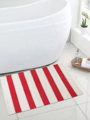 Jari Woven Red Striped Rug