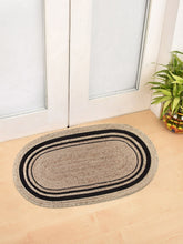 Black Hand Braided Jute Rug