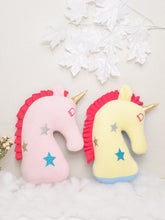 Set of 2 Bell Unicorn Cushion with Magical Unicorn (30X26)CM Kids Cushion