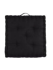 KapalBhati Black Matlas Floor Cushion