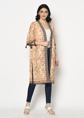 Scarf Printed Shrug