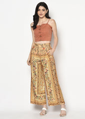 Scarf Print Trouser