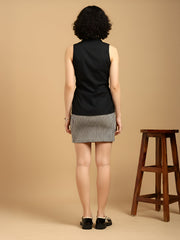 Longline Shirt With Stretchable Skirt