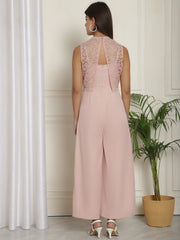 Lace Top With Jumpsuit