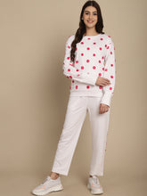 Polka Dots Sweatshirt With Jogger Set