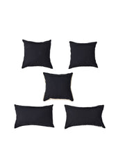 Set of 5 Jaisalmer Square 40X40CM & Rectangle 30X50CM Cotton Cushion Covers