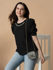 Black Pearl Chain Top