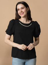Black Pearl Chain Top