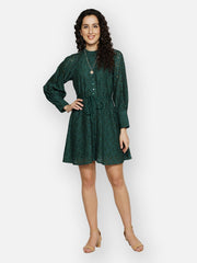 Green Laced Dress