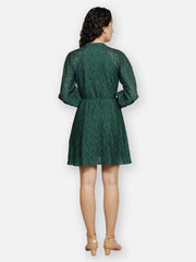 Green Laced Dress