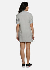 Grey Waistcoat Dress