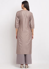 Grid Foil Kurti