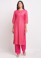 Grid Foil Kurti