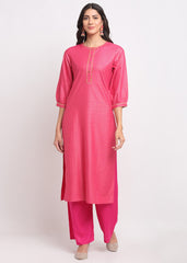 Grid Foil Kurti