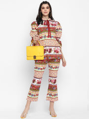 Multi-Coloured Floral Set