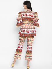 Multi-Coloured Floral Set