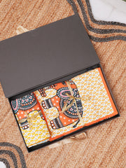 Gerua Cotton Table Runner with 6 Matching Placemats