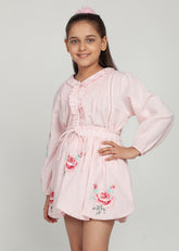 Rose Skirt Top Set