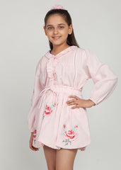 Rose Skirt Top Set
