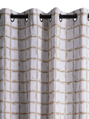 Mesh Polyester Cotton Printed Curtain