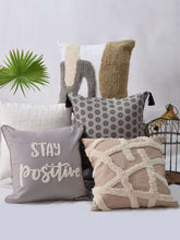 Set of 5 Berlin Square 40X40CM Cotton Cushion Covers
