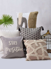 Set of 5 Berlin Square 40X40CM Cotton Cushion Covers