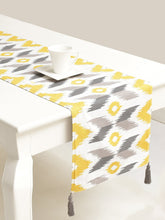 Jalsa 100% Cotton Yellow 4/6 Seater Table Runner