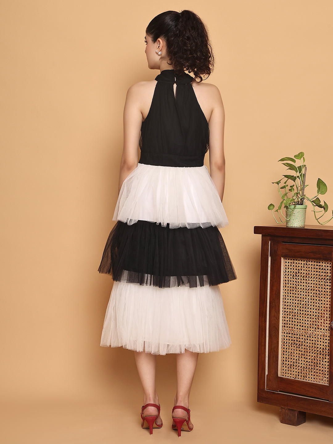Black & White Tulle dress