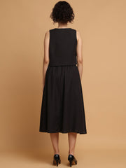 Black waist-coat with skirt
