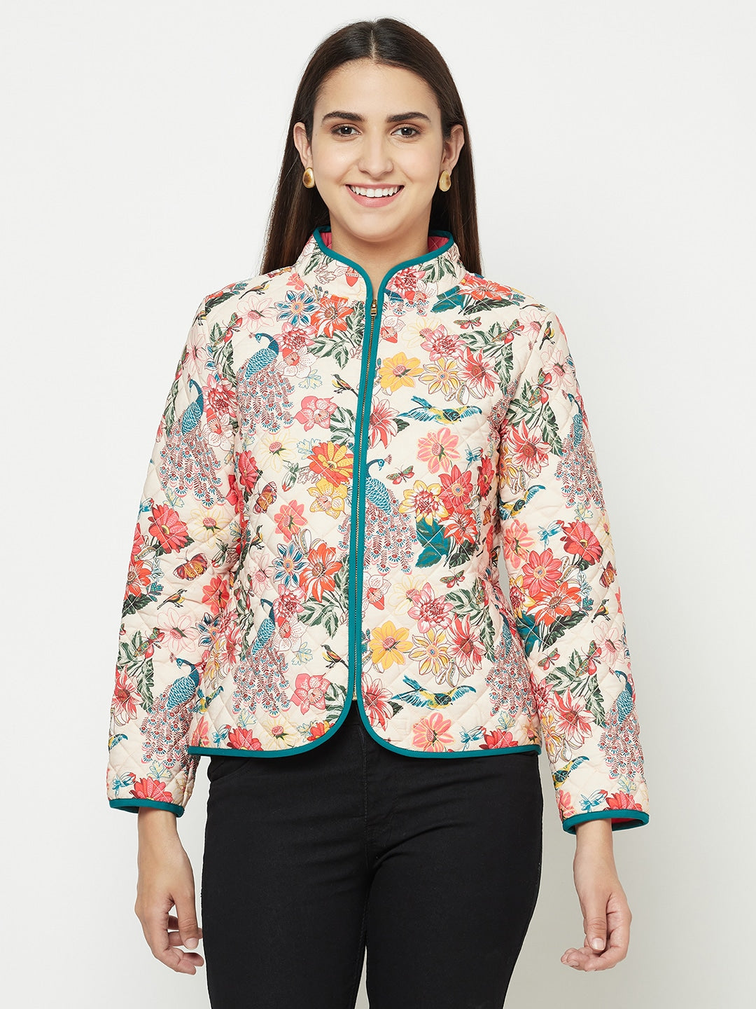 Floral Quilted Jacket
