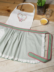 Love Birds Embroidered Apron