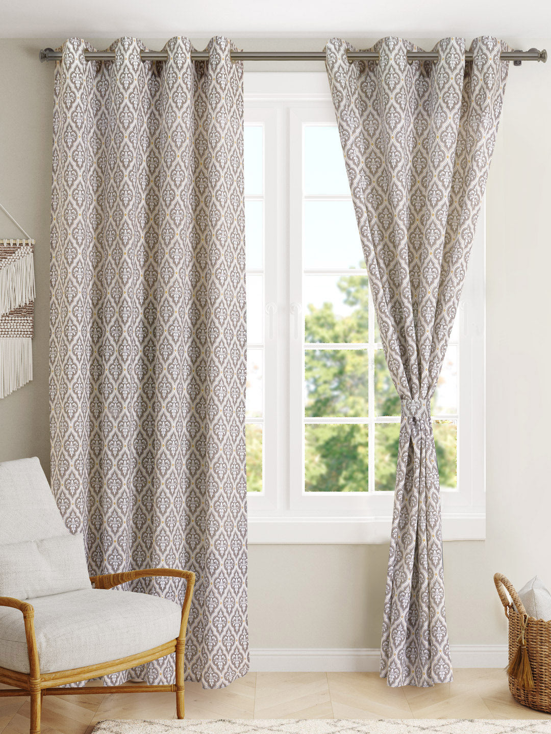 Eleanor 7ft. Set of 2 Printed Curtains