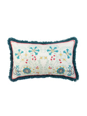 Exclusive Crewel Embroidered Cushion Cover 30x50cm