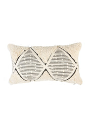 Black Diamond Tufted Cushion Cover 30x50cm
