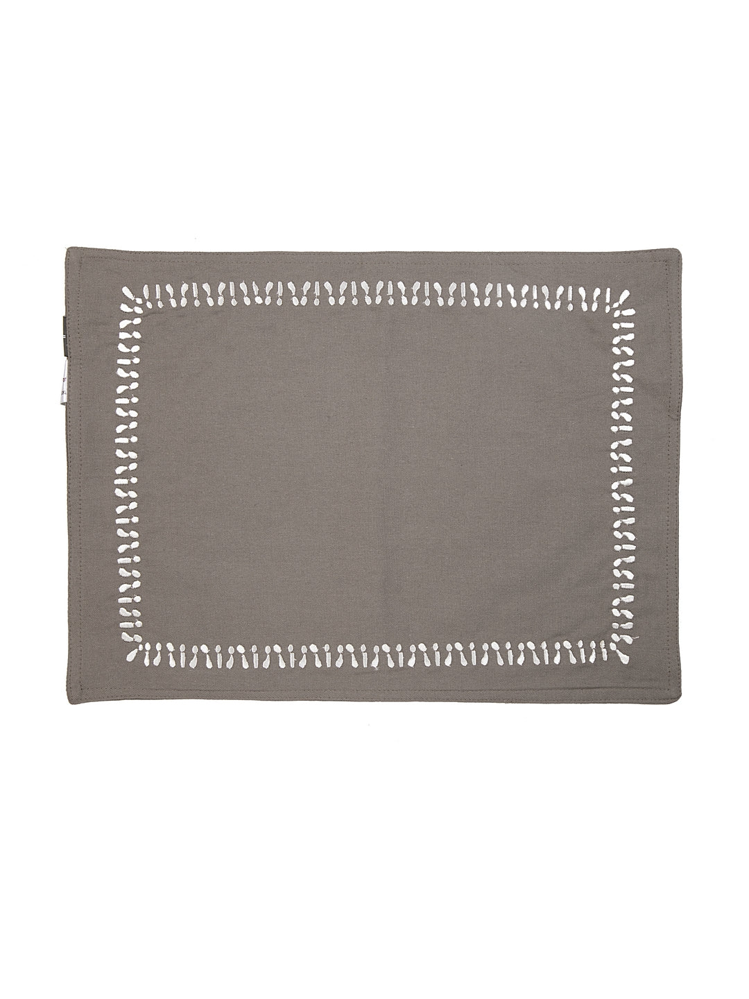 Set of 6 Dandelion Embroidered Placemats