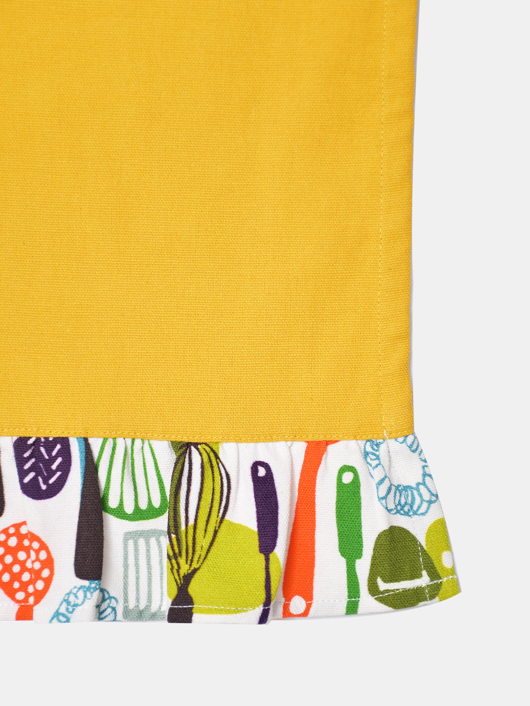 Let's Make Magic Yellow Printed Apron