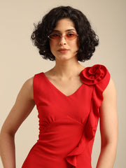 Petal talk with rose dress