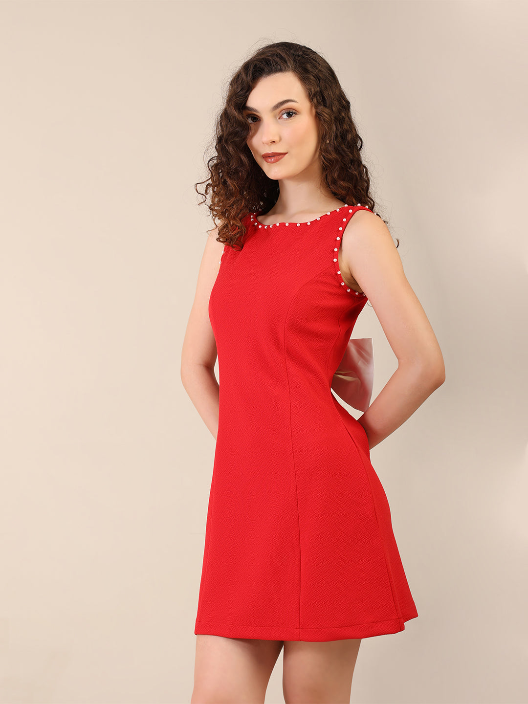 Bow-tiful Red Dress