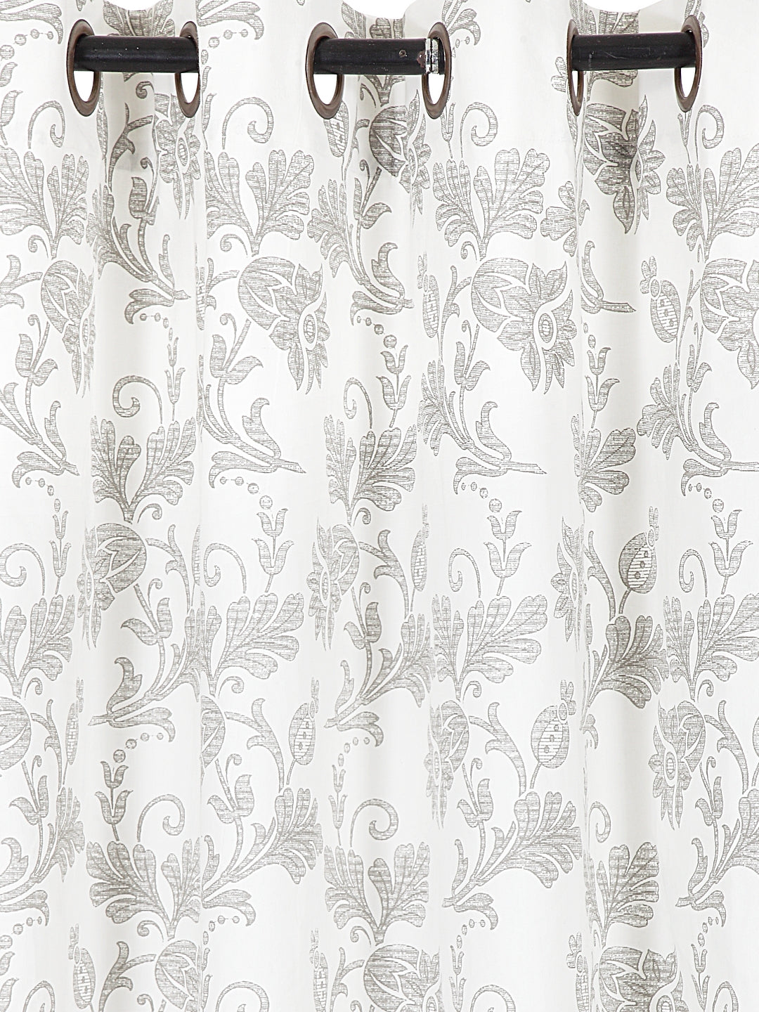 Set of 2 Long Door Vintage Floral Curtain