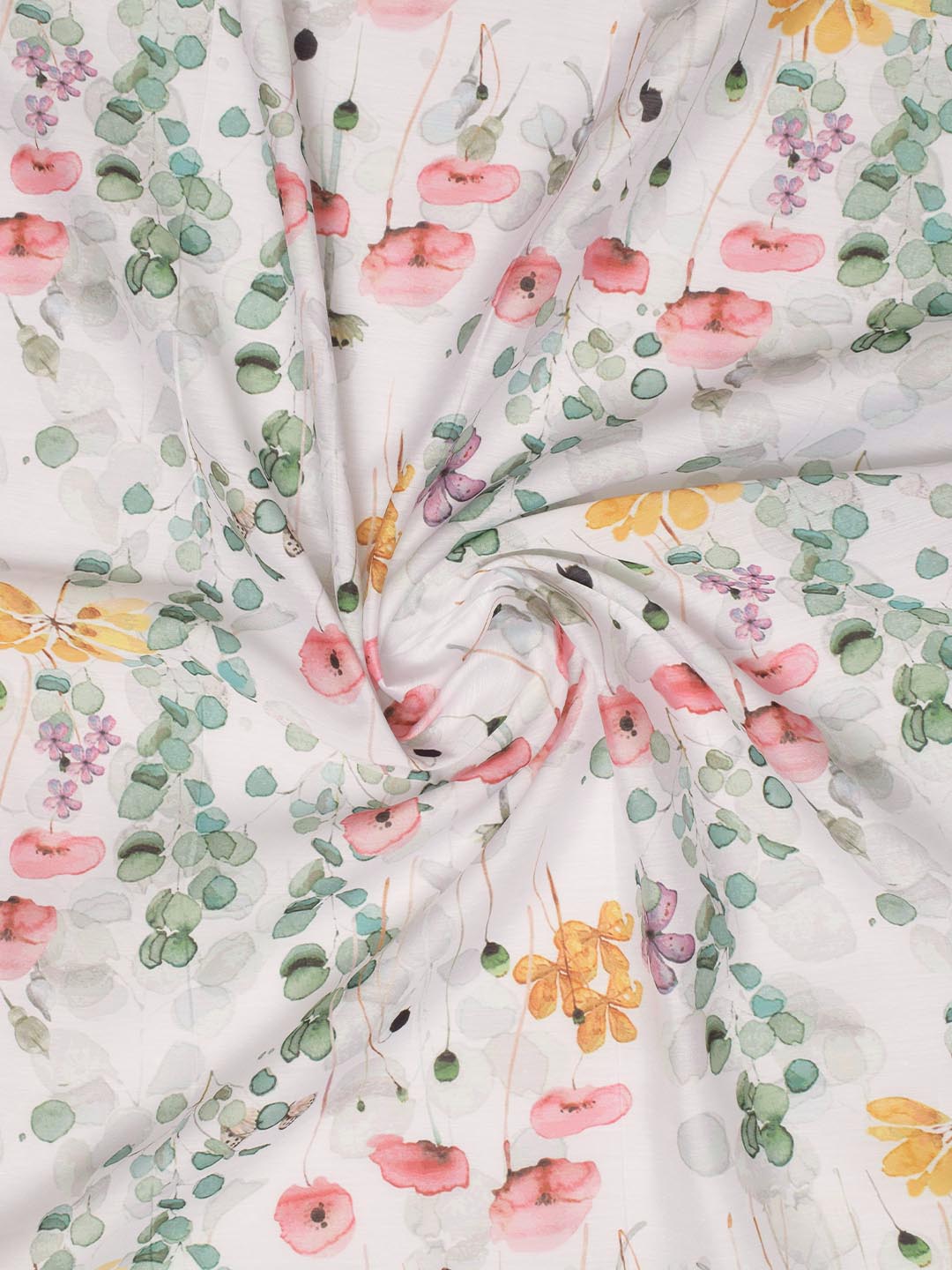 Misty 7ft.Set of 2 Printed Sheer Curtains