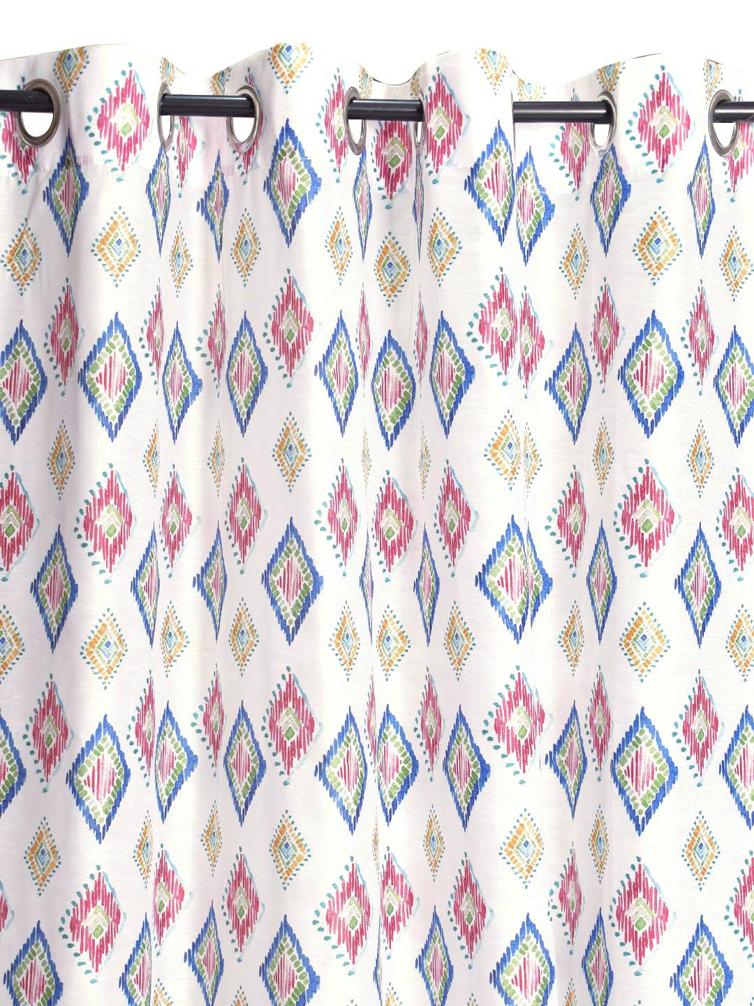 Mia 7ft. Set of 2 Printed Sheer Curtains