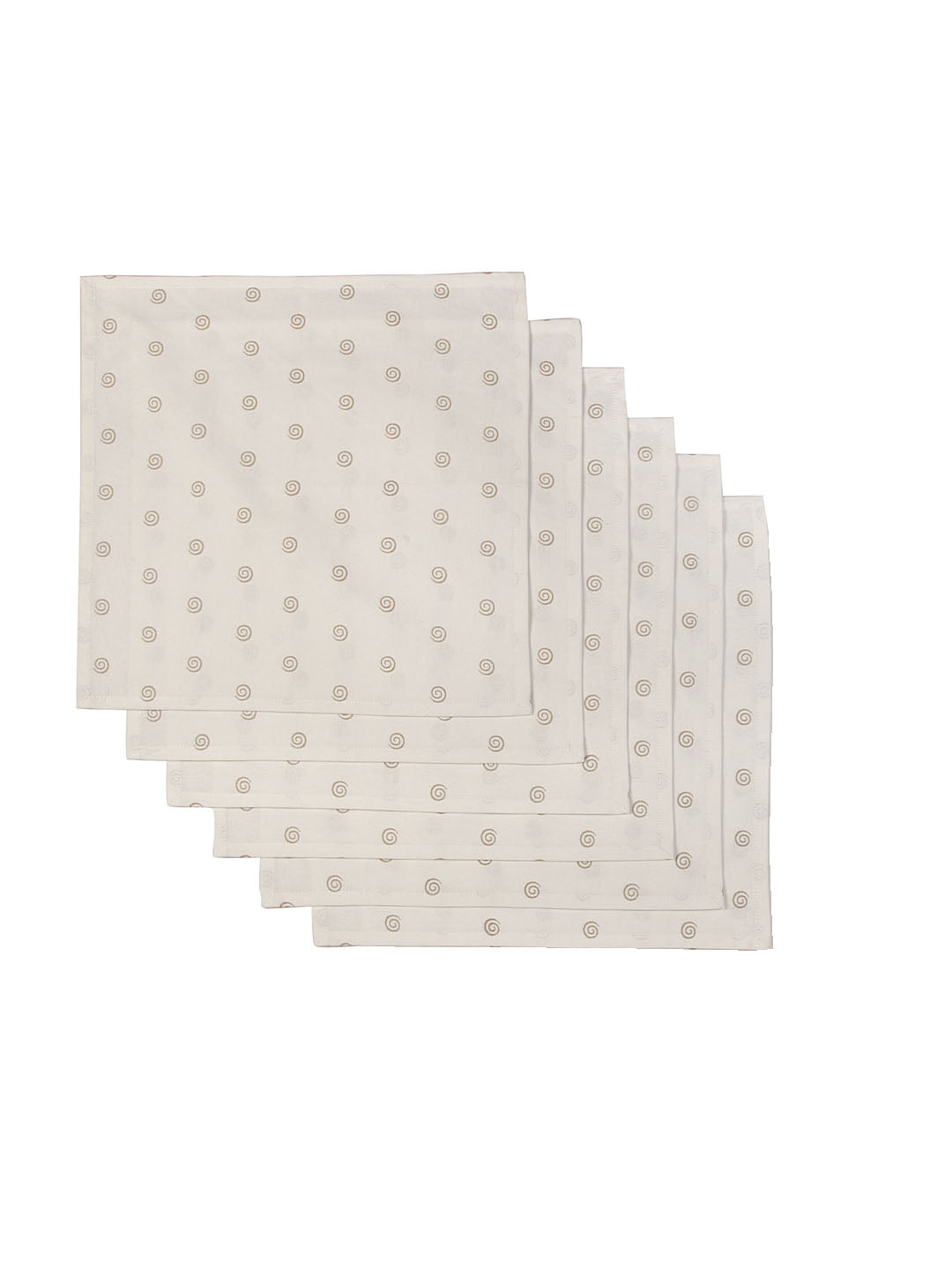 Set of 6 & 8 Swirl Table Napkins